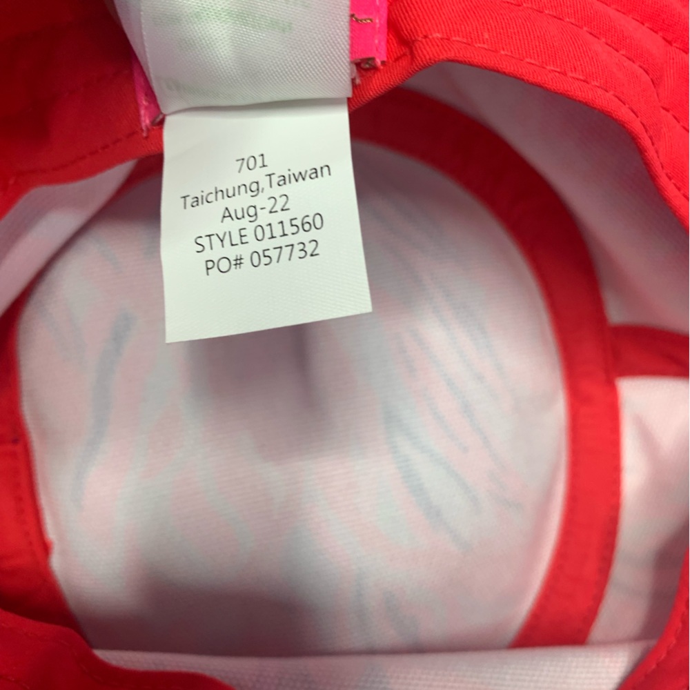 Lilly Pulitzer Pink & Blue Tropical Print Sun Hat - Picture 7 of 7